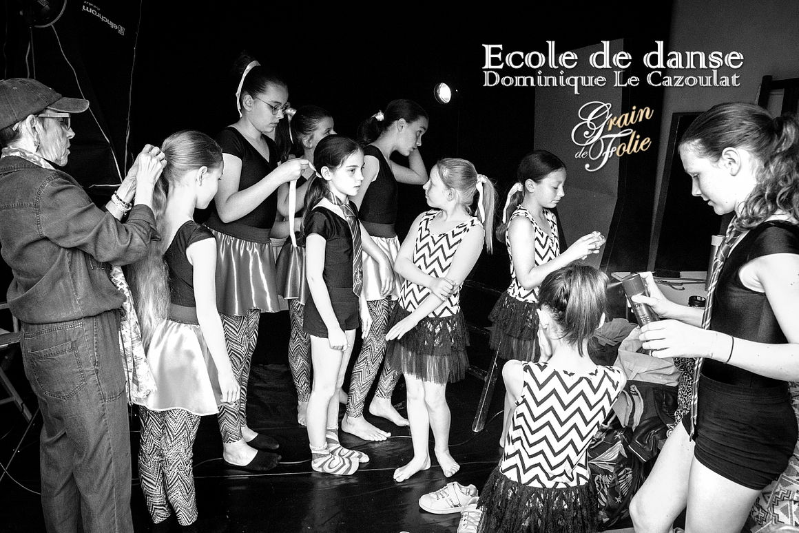 AFFICHE<br />Gala Grain de Folie<br />Ecole Dominique Le Cazoulat