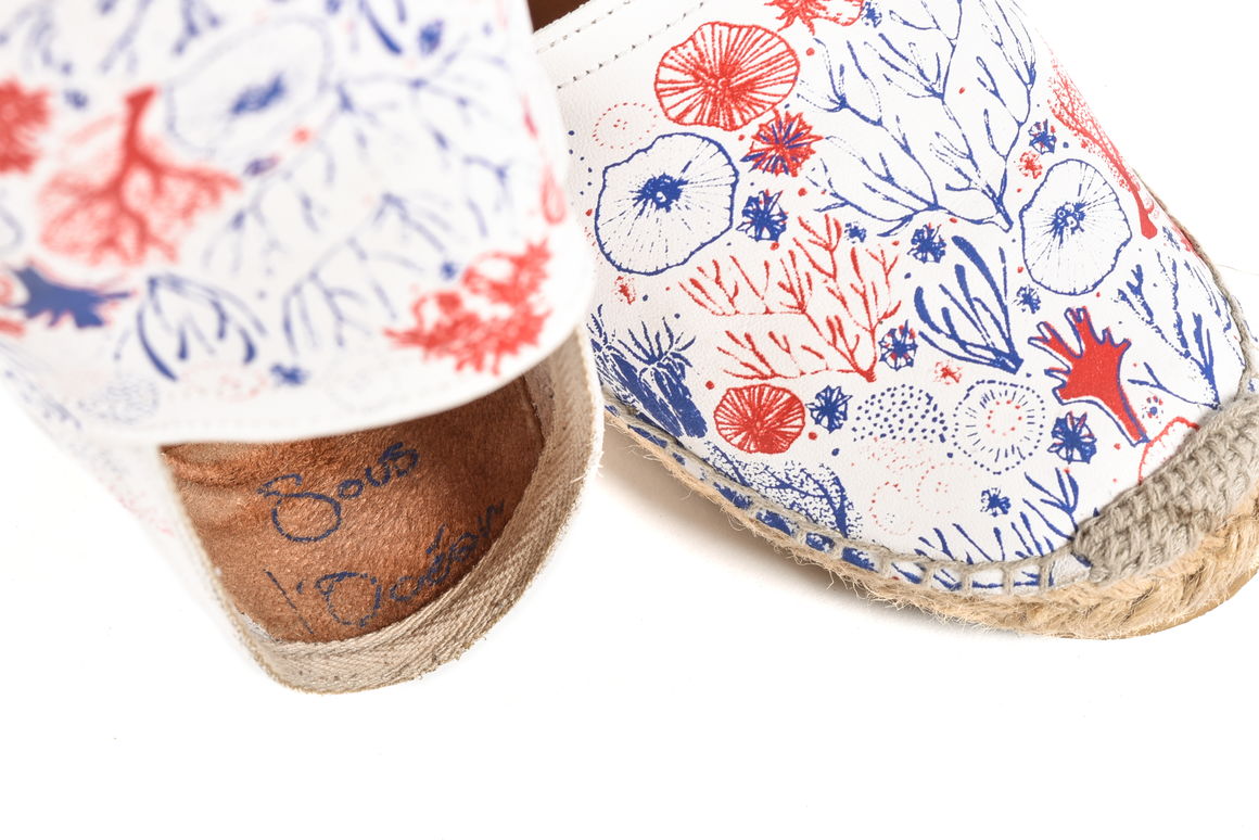 Création textile<br />Espadrilles<br />par LUMA