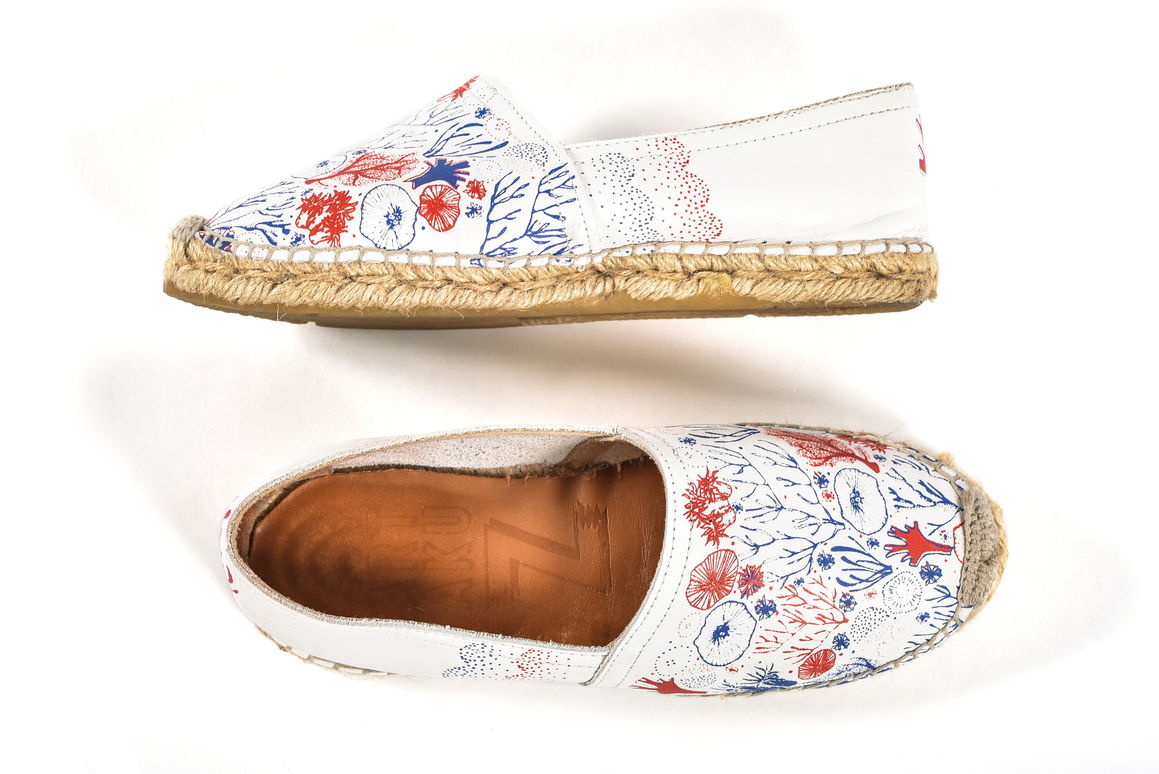 Création textile<br />Espadrilles<br />par LUMA