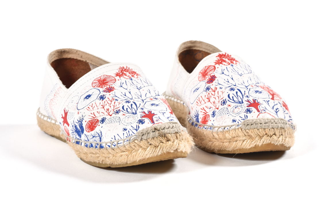 Création textile<br />Espadrilles<br />par LUMA