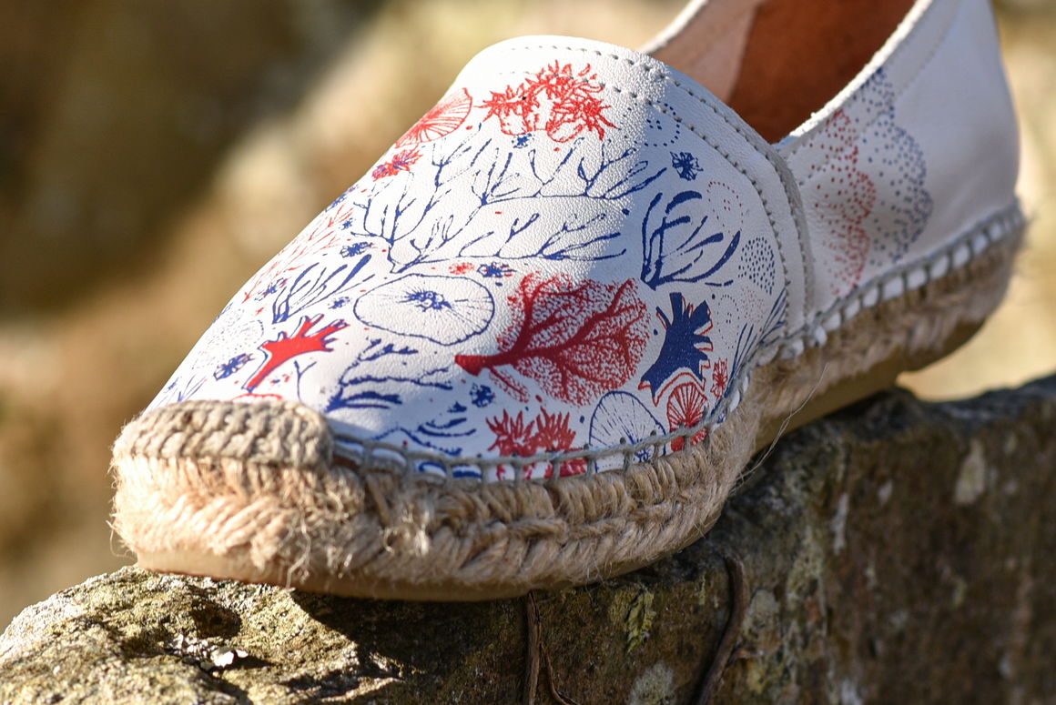 Création textile<br />Espadrilles<br />par LUMA