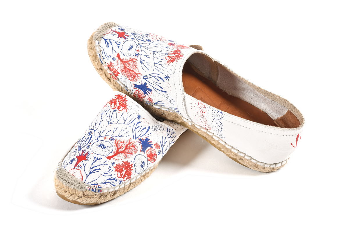 Création textile<br />Espadrilles<br />par LUMA