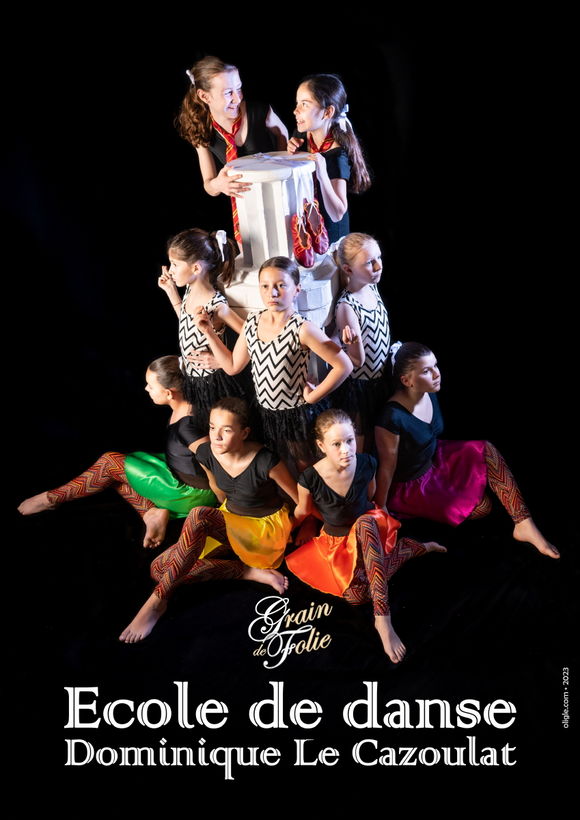AFFICHE<br />Gala Grain de Folie<br />Ecole D. Le Cazoulat