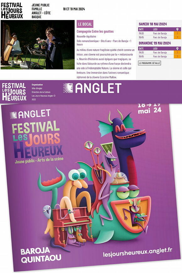 Cie Entre les Gouttes<br />Le bocal<br />au jardin