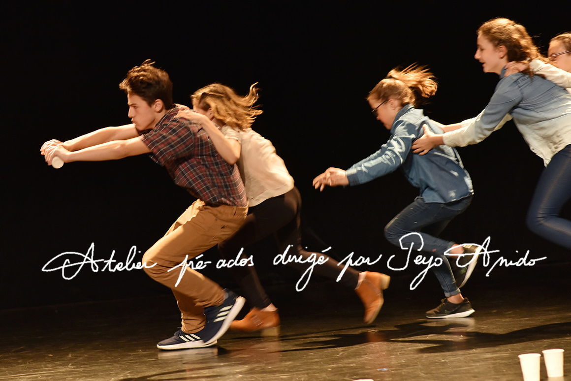 SCARAMUCCIA THÉÂTRE<br />Premières scènes 2018-19<br />Ateliers Ados