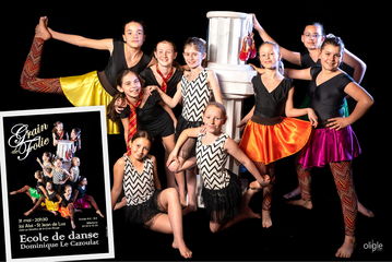 AFFICHE<br />Gala Grain de Folie<br />Ecole D. Le Cazoulat