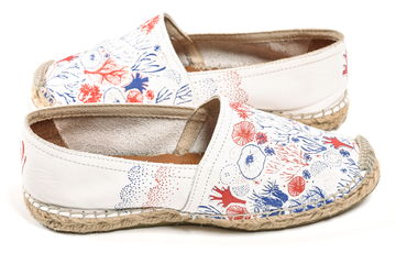 Création textile<br />Espadrilles<br />par LUMA